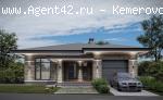 Новый КОТТЕДЖ 190 м.кв. в Поселке Villa De Luxe. Кемерово. Река ТОМЬ.